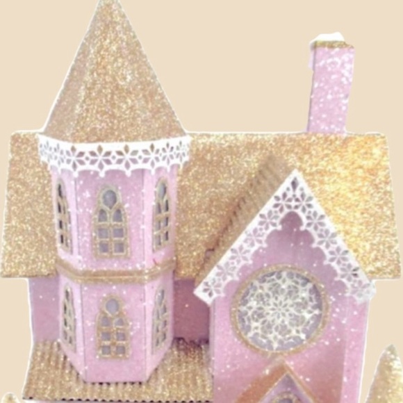 Pink Victorian LED ‘11 Holiday House ONLY TEMP markdown $66.00 - Picture 5 of 15